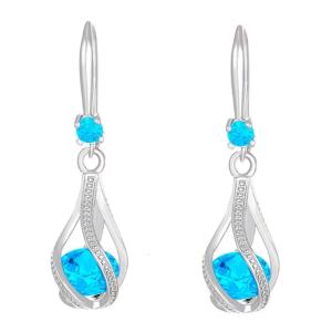 Tinh tế Hoa tai hình giọt nước Bông Tai Thanh Lịch Đồng kết cấu thời trang ngày Bông tai hoàn hảo cho công việc hoặc xã hội tụ họp