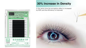 10-12mm Length 3D Clover Y-shaped Lash For Eyelash Extension Curl C 0.04mm Soft Grafting Eyelash