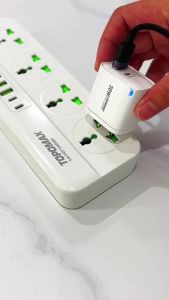 Smart Auto Eject Charger Battery Protection 140W Automatic Power- Charger Type-C Fast Charging
