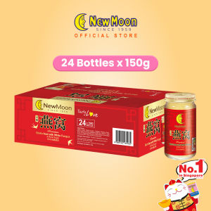 [Carton Deal] New Moon Birds Nest with White Fungus Rock Sugar 150g x 24 bottles