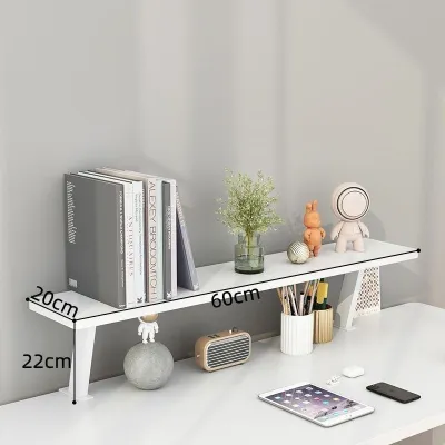 [MY Local Send] Kệ sách để bàn nổi giá đỡ màn hình kẹp kệ để đồ nhiều tầng kệ nâng cao dài 60CM giá để đồ trên cao dụng cụ sắp xếp bàn làm việc JKQB PEMO