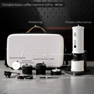 BINCOO H2Pro Portable Espresso Coffee Machine Capsule Coffee Machine Compact Electric Espresso Extractor