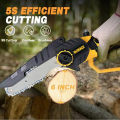 Dewalt 6 Inch Cordless Chainsaw Portable Electric Chain Saw Rechargeable Pruning Saw Cutter. 