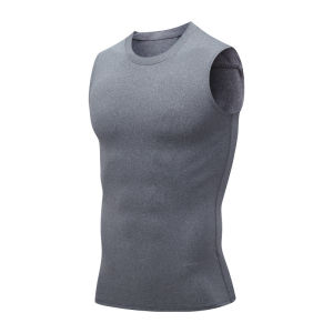 Sports vest mens basketball tights American training elastic tights breathable sleeveless mens quick-drying clothes