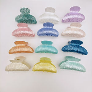 [haoh] กิ๊บหนีบผมวินเทจสำหรับสาวๆกิ๊บหนีบผมรูปปลาฉลามผิวหินอ่อนแบบใหม่สำหรับผู้หญิงเครื่องประดับผม