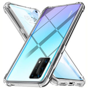 Shockproof Silicone Phone Case For Huawei P40 Pro Soft TPU Clear Back Case Cover