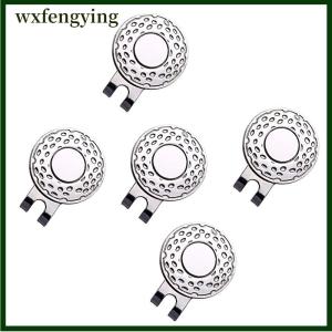wxfengying อุปกรณ์ทำเครื่องหมายลูกกอล์ฟพร้อมที่หนีบหมวกกอล์ฟแม่เหล็กสำหรับกลางแจ้ง