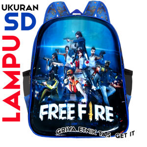 Tas Sekolah SD Laki laki Lampu Led Karakter Anak Boboboy Kantong Ransel Cowo Gambar Timbul