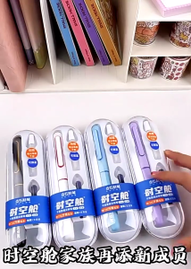 Refillable Fountain Pen Incluides 2 Inks Cartridges EF Tip For Students Office Workers Daily Note Taking Journaling