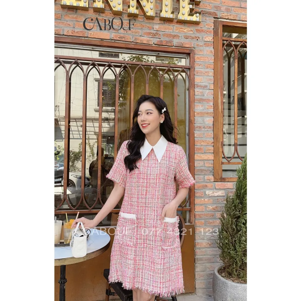 Mua Váy Suông Công sở Dự tiệc Hàn Quốc V302 MICHI House Váy Dạ Tweed Dáng  Xuông Thiết kế Freesize Trẻ Trung - TRẮNG tại Thời trang Thu Huyền | Tiki