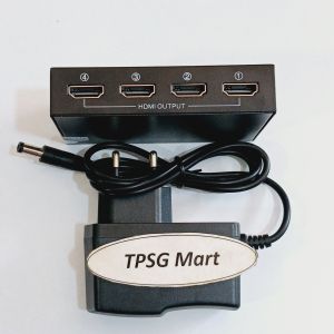Bộ chia HDMI 1 ra 4 (HDMI Splitter) / 1 Input ra 4 Output HDMI (Model: SM4K104)