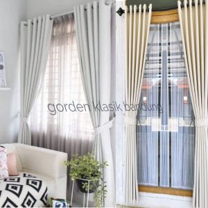 Gorden Polos Minimalis Tebal Blackout Emboss Murah Warna Cream Putih Abu Tua Abu Muda Coklat Tua Biru Hordeng Jendela 1 Kaca 2 Kaca Pintu Kamar Tidur Korden Ruang Tamu Yang Mewah Terbaru