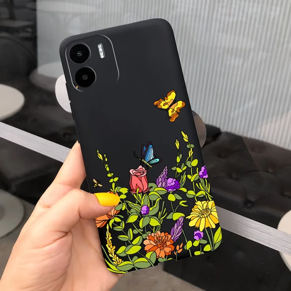For Xiaomi Redmi A2 Case Redmi A2+ Stylish Art Painted Back Cover