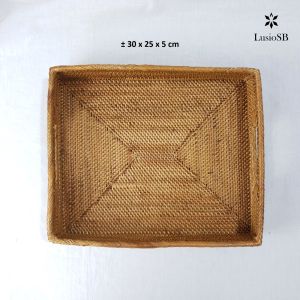 LusioSB Nampan Ate Premium Tray Rotan Ate Ketak