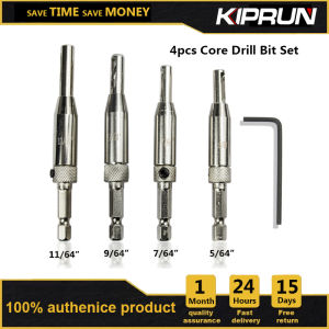 [Hàng Có Sẵn] Bộ 4 Mũi Khoan Lõi KIPRUN Dụng Cụ Đục Lỗ Tự Định Tâm Dụng Cụ Khoan Bản Lề Cho Cửa Tự Định Tâm Dụng Cụ Điện Gia Công Gỗ