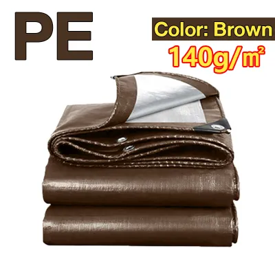 ผ้าใบกันน้ำ ผ้าใบกันแดดฝน (มีตาไก่) ผ้าใบพลาสติก PE ขนาด 2x2 2x3 2x4 3x4 4x5 4x6 5x6 6x8 8x10 10x12 2×2 3×4 4×6 เมตร นำเข้าวัสดุ ราคาถูกและทนทาน กันแดด กันน้ำ ผ้าใบสีน้ำตาลเงิน รถกระบะ ผ้าใบ ผ้าใบรถบรรทุก ที่คลุมรถ ผ้าเต้นท์ ผ้าใบ
