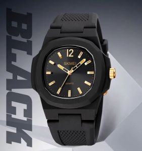 PENGIRIMAN INSTANT // Jam Tangan pria skmei 1717 rubber analog water resist original