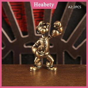 Heabety  1 2pcs Popeye các thủy thủ người đàn ông hình Brass trang trí nội thất văn phòng bàn trà nghệ thuật đồ trang trí trang trí xe hơi nhà máy tính để bàn phụ kiện