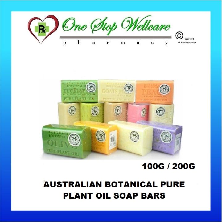 Australian Botanical Pure Plant Oil Soap Bars 140g 200g Lazada