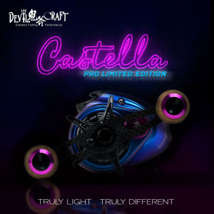 DEVIL CRAFT - CASTELLA PRO - CP70H-SW -10+1SUSBB - BAITCASTING REEL