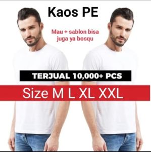ST Kaos polos pendek PE murah / kaos polos murah / kaos PE / kaos murah / KAOS POLYESTER / KAOS  PE