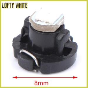 Lofty White 10ชิ้น T3 LED T4.2 T4.7เมตรเครื่องมือ3528 NEO WEDGE Warning SWITCH วิทยุแผงหน้าปัดไฟรถยนต์
