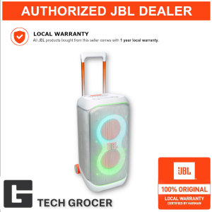 JBL PartyBox Stage 320 / PartyBox 310 Wireless Party Speaker with Telescopic Handle & Wide Sturdy Wheels Powerful Pro Sound Futuristic Lightshow Up to 18 Hours of Playtime Splash Proof