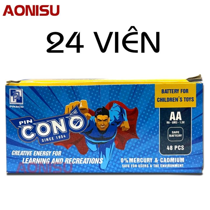 Pin AA Con Ó CHÍNH HÃNG 1.5V CHỌN SỐ LƯỢNG - Hộp Pin 2A PINACO Cho ...
