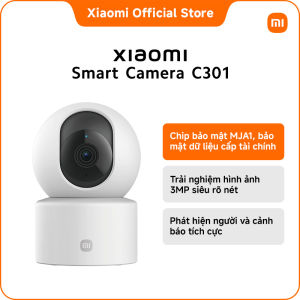 Xiaomi Smart Camera C301 | Trải nghiệm hình ảnh 3MP siêu rõ nét | Bảo mật dữ liệu cấp tài chính | Gimbal kép có khả năng xoay linh hoạt