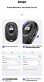 Bluetooth Remote Shutter Control For Mobile Phone Camera. 
