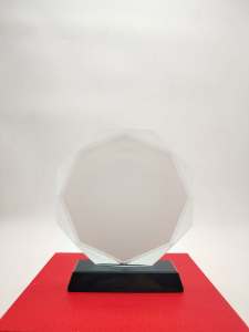 Award Glass Crystal Plaque TROPHIES (6 DESIGN AVAILABLE)
