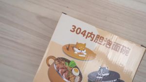 1200ml Ramen Bowl With Lid Stainless Steel Instant Noodle Cooker Fruit Salad Rice Soup Bowl Large Lunch Kitchen Accessories2026