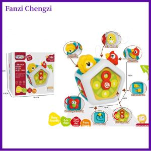 Fanzi Baby Busy Board Cube Montessori Toys Sensory Activity Ball Early Educational Toy Learning Fine Motor Skills Toy Travel Toy Gifts
