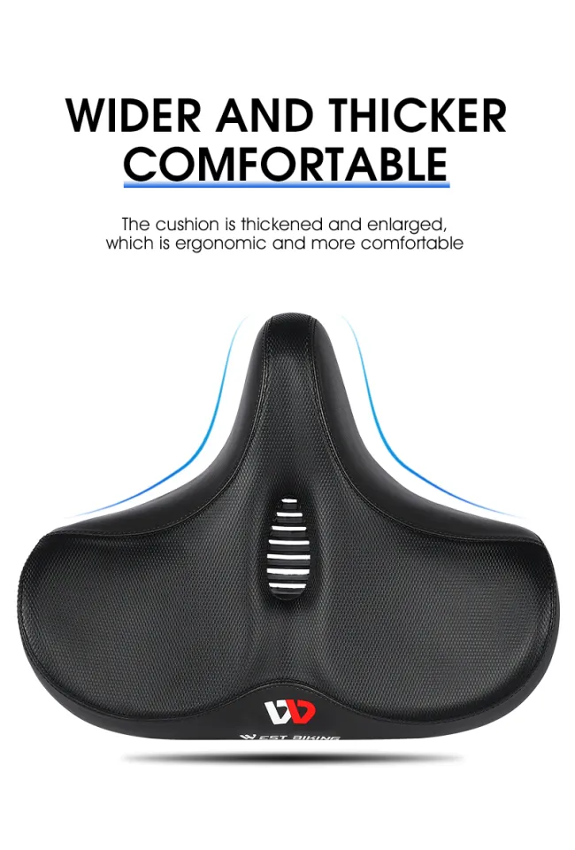 Selle De VTT Extra-large Confort - Absorption Chocs - Pour Gros Postérieur - Neuf