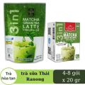 TRÀ SỮA RANONG MATCHA LATTE TÚI 4 GÓI/ 8 GÓI  x 20GR- 01496. 