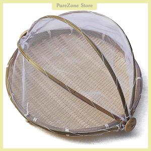 [PureZone] ตะกร้าตาข่ายใส่อาหารสานด้วยมือตะกร้าใส่ขนมปังผักผลไม้ตะกร้าตาข่ายปิกนิกบรรยากาศเรียบง่าย