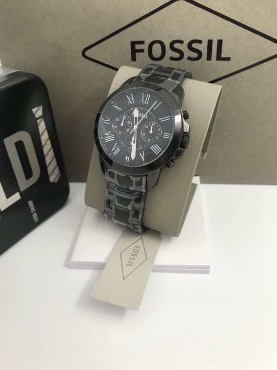 Fossil all stainless online steel