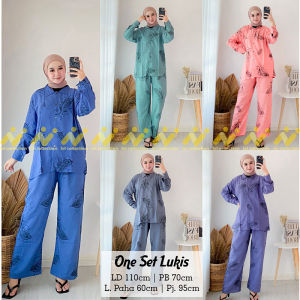 setelan tidur wanita dewasa setelan tye dye one set rayon SETELAN WANITA DEWASA LENGAN PANJANG MODEL TERBARU 2022 BAHAN RAYON SETELAN PEREMPUAN DEWASA KEKINIAN 2022 LD 110 BUSUI KANCING DEPAN