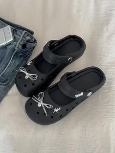[Free Shipping] Womens Clogs Womens EVA Closed-Toe Sandals Womens Summer Versatile Thick-Soled Outdoor Slippers