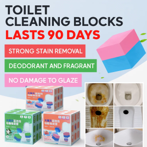 Toilet Cleaning Decontamination Deodorize and Leave a Scent Toilet Block Toilet Brush-free