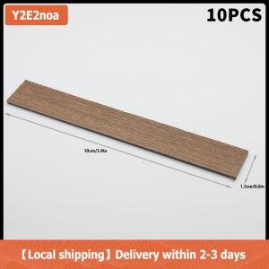 【Local shipping】 10PCS Mini Floor Boards Dollhouse Floor Tiles Miniature Wooden Flooring For 1:12 Doll House Furniture Wall Floor Decor