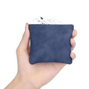 MIIQNUS Protective Sleeve Portable Small Bag Mini Purse Money Change Bag Credit Card Holder Case Key Bag USB Data Cable Organizer Earbuds Storage Bag Memory Card Pouch Earphones Storage Bag
