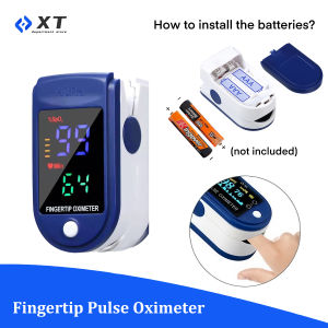 Fingertip Pulse Oximeter OLED Pulse Oximeter SPO2 PR PI Heart Rate Blood Oxygen Saturation Monitor Portable Oximeter LED Display