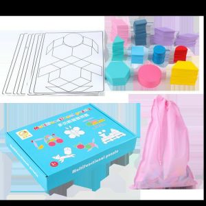 Bộ đồ chơi Puzzle Block 130 chi tiết cho bé thoả sức sáng tạo