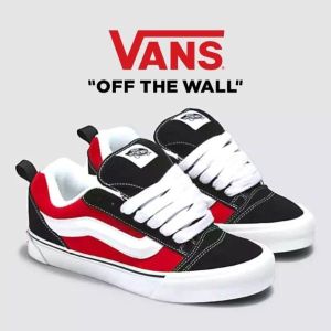 Vans KNU Skool MiD black/white sneakers for men and women 100% 0riginal