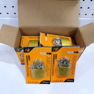 PROMO MURAH 1 lusin gembok kuning 1box isi 12pcs Gembok Kuningan 20mm 25mm 30mm 38mm 12pcs