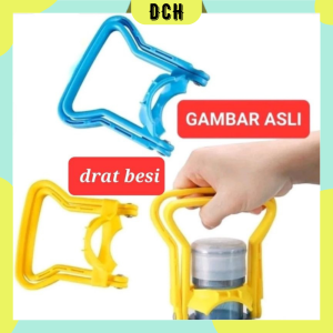 DCH -Alat angkat galon besar drat besi 2in1 double handle jepitan air galon besar holder galon besar