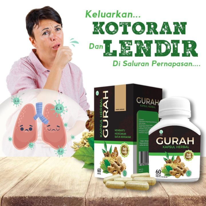 TERLARIS!!! BELI 2 GRATIS 1 Gurah Kapsul Herbal Asli Original BPOM - Gurah Kapsul Ori - Kapsul Gurah Pembersih Lendir - Kapsul Herbal Gurah - Kapsul Gurah Asyifa Asli - Kapsul Gurah Hidung - Kapsul  Gurah Paru Paru