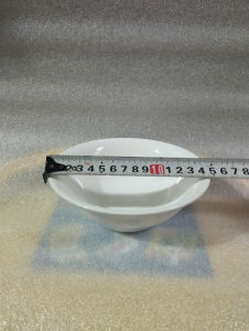 combo 5 tô sứ loe trắng các size 15cm / 17.5cm / 20cm