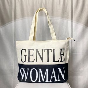 GW01 Tas Tote Wanita Motif Abstract Warna Krem/Hitam - Fashion Import Bahu Kuliah Bisa COD